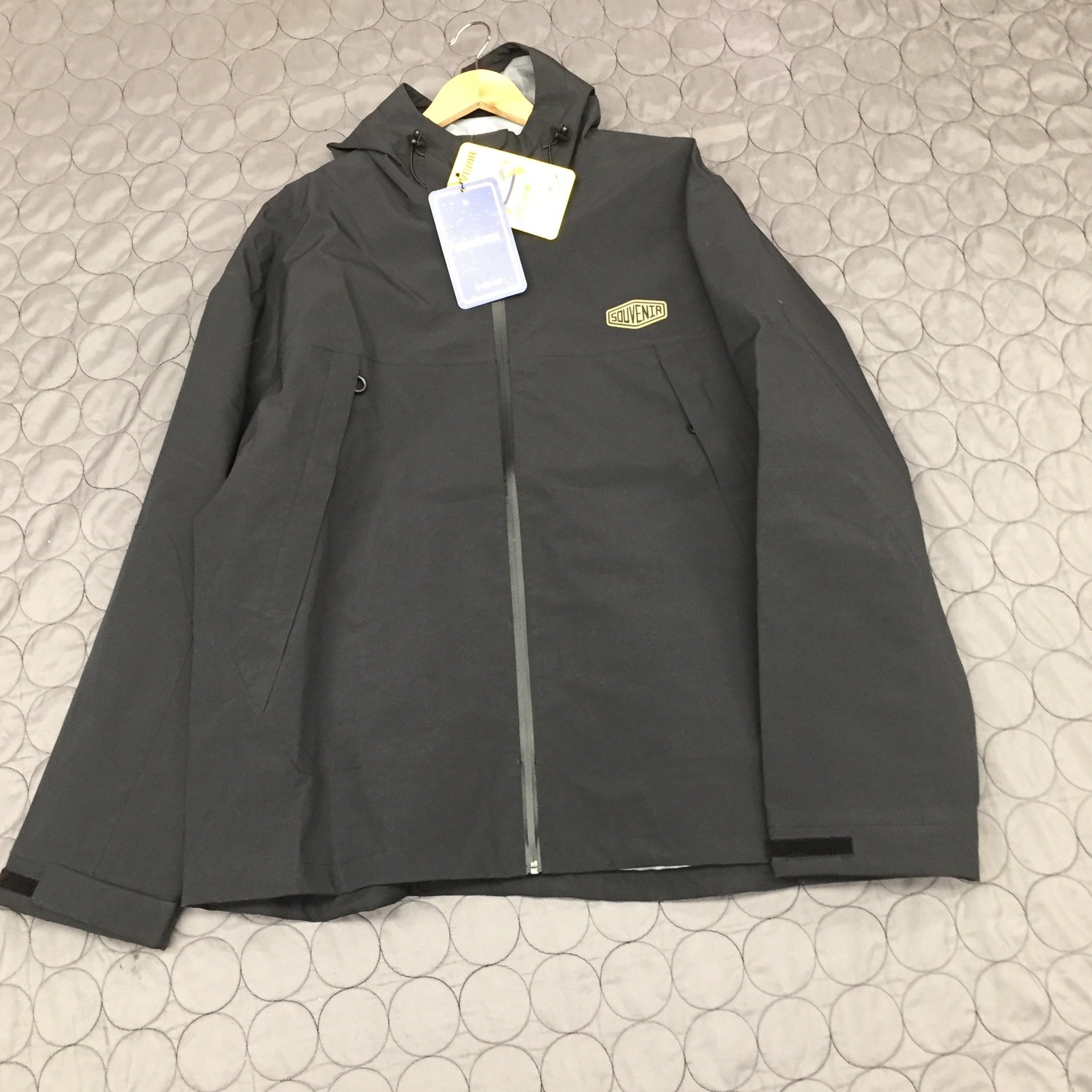 Souvenir 3 Layer Ripstop Black XLarge Shell Jacket | Okanagan