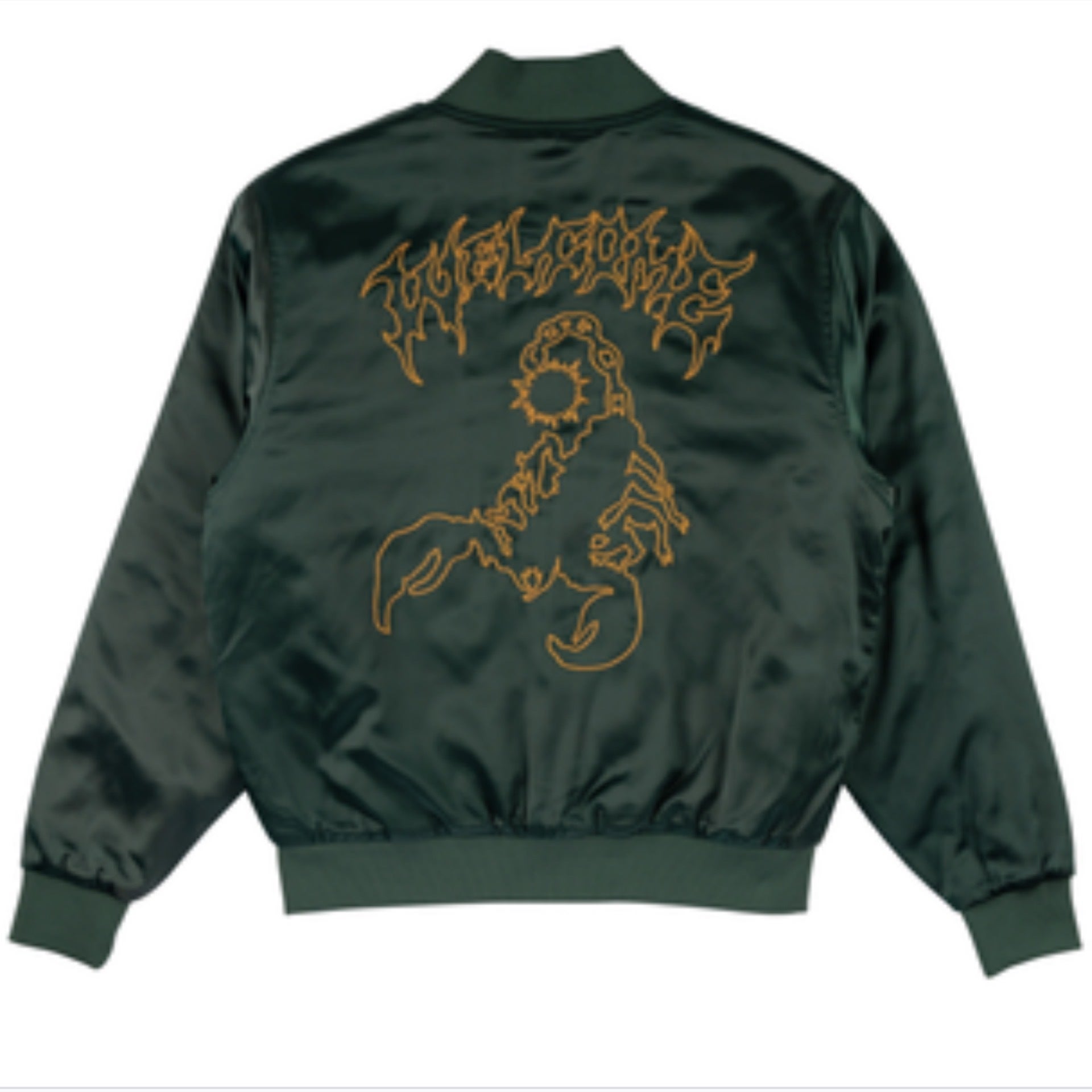 Welcome scorpion dark green quilted jacket medium