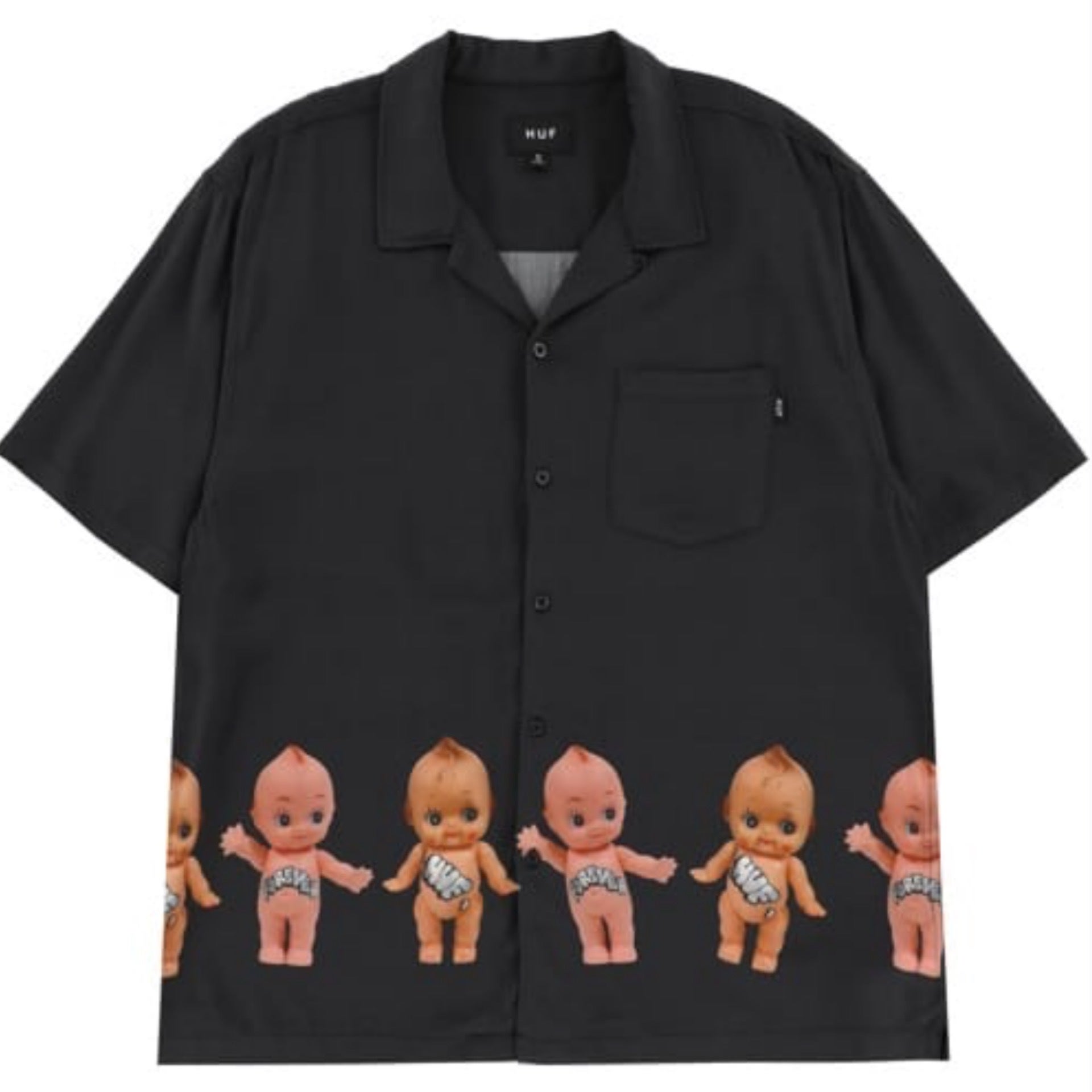 HUF Rizzo tagged resort button up shirt XL