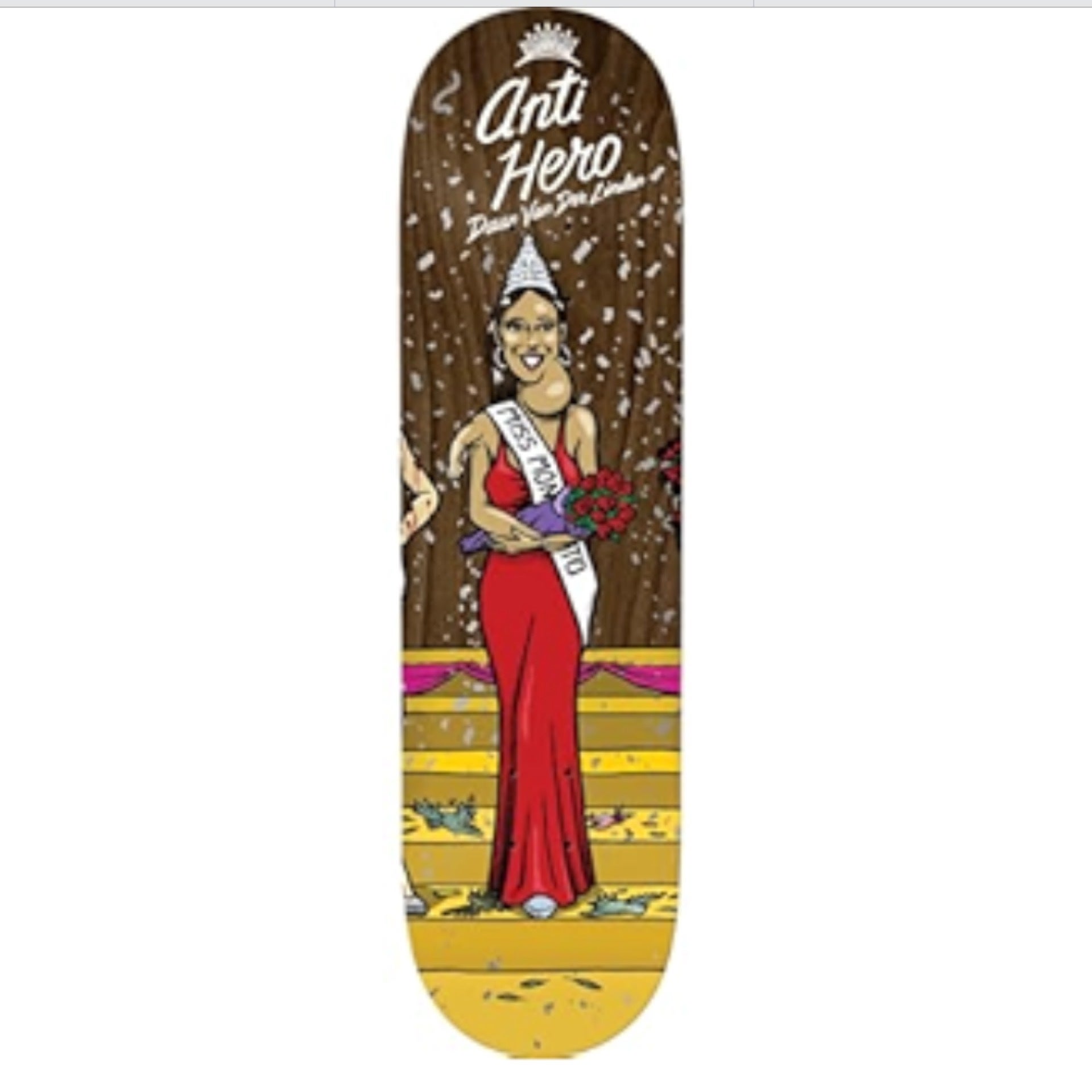 Anti Hero 8.5 Daan Van Der Linden miss corporate greed deck Okanagan Skate Co